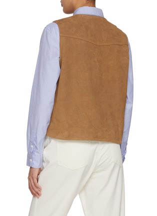 Back View - Click To Enlarge - NOTHING WRITTEN - Western Suede Leather Sest