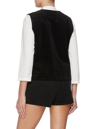 Back View - Click To Enlarge - NOTHING WRITTEN - Mond Corduroy Vest
