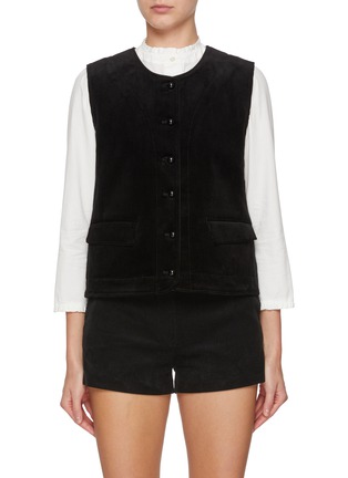 Main View - Click To Enlarge - NOTHING WRITTEN - Mond Corduroy Vest