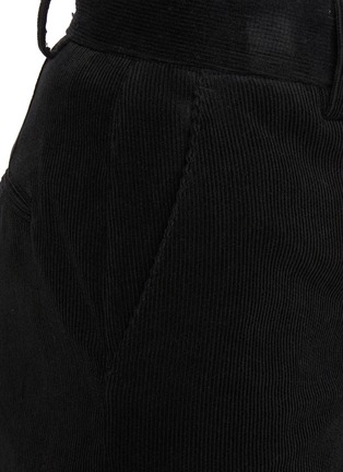  - NOTHING WRITTEN - Mico Flat Front Corduroy Shorts
