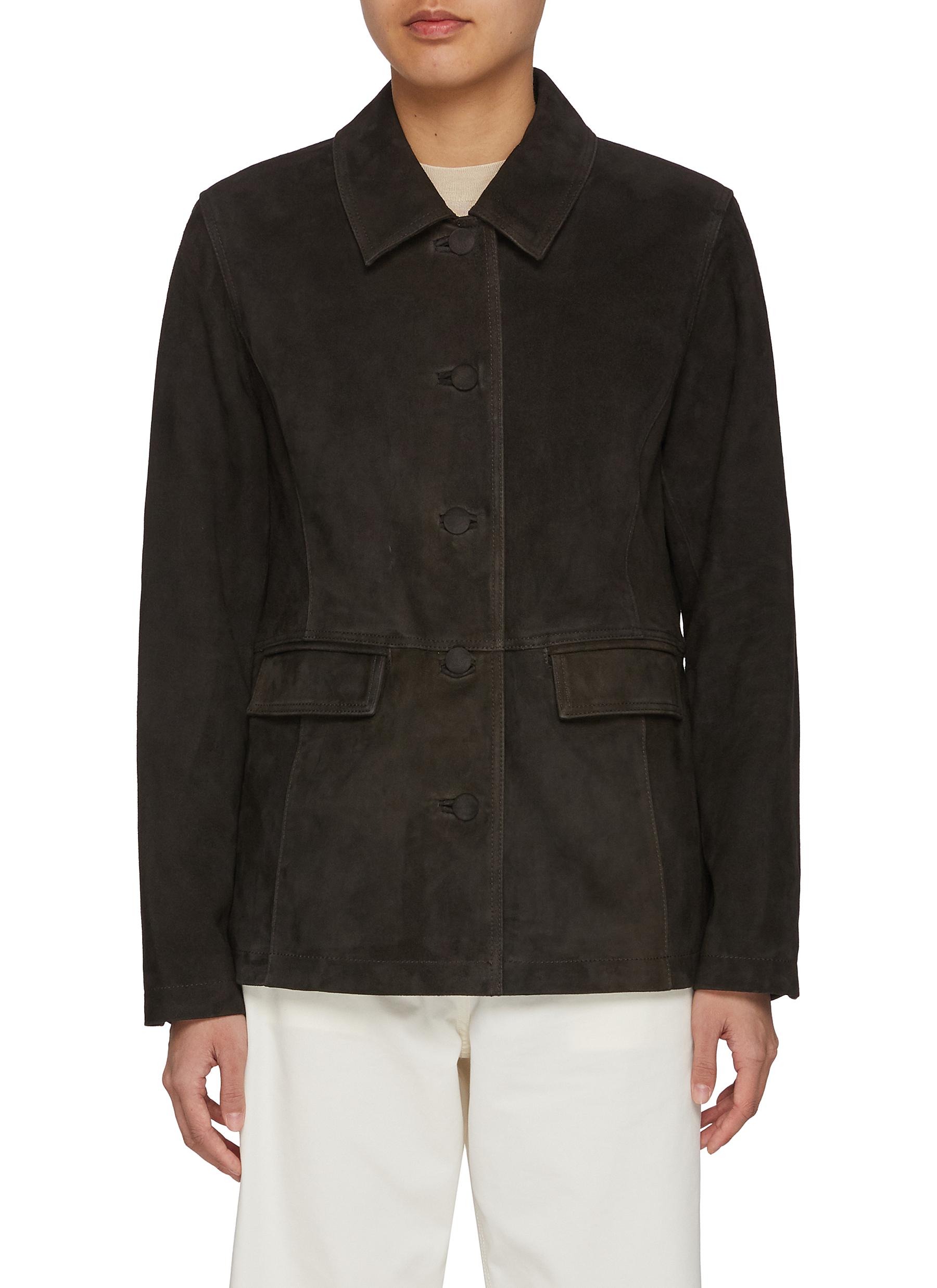 NOTHING WRITTEN | Rona Suede Leather Jacket | Women | Lane Crawford