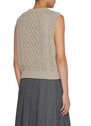 Back View - Click To Enlarge - NOTHING WRITTEN - Latti Wool Blend Knit Vest