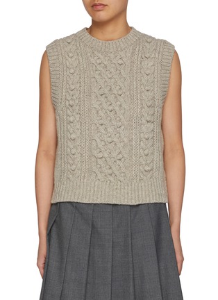Main View - Click To Enlarge - NOTHING WRITTEN - Latti Wool Blend Knit Vest