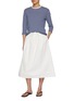 Figure View - Click To Enlarge - NOTHING WRITTEN - Striped Cotton T-Shirt