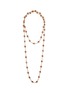 LANE CRAWFORD VINTAGE ACCESSORIES Crystal Gold Toned Necklace