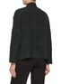 Back View - Click To Enlarge - BRUNO MANETTI - Checkered Two Front Pocket Knit Jacket