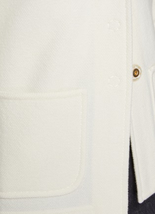  - BRUNO MANETTI - Lapel Collar Wool Knit Jacket