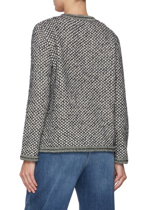 Back View - Click To Enlarge - BRUNO MANETTI - Four Front Pocket Knit Jacket