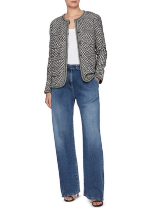 Figure View - Click To Enlarge - BRUNO MANETTI - Four Front Pocket Knit Jacket