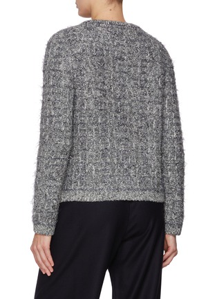 Back View - Click To Enlarge - BRUNO MANETTI - Two Front Pocket Knit Jacket