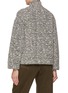 Back View - Click To Enlarge - BRUNO MANETTI - Two Front Pocket Wool Cashmere Knit Jacket