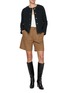 Figure View - Click To Enlarge - BRUNO MANETTI - Two Front Pocket Wool Cashmere Knit Jacket