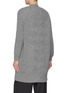 Back View - Click To Enlarge - BRUNO MANETTI - V-Neck Long Wool Cashmere Cardigan