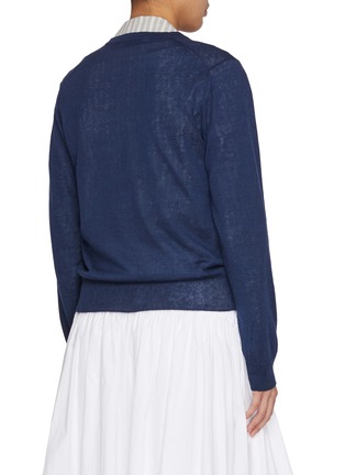 Back View - Click To Enlarge - NOTHING WRITTEN - Rola Linen Blend Cardigan