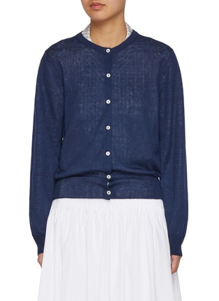 Main View - Click To Enlarge - NOTHING WRITTEN - Rola Linen Blend Cardigan