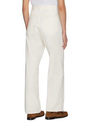 Back View - Click To Enlarge - NOTHING WRITTEN - Eden Washed Cotton Blend Pants