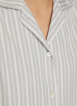  - NOTHING WRITTEN - Mago Striped Cotton Shirt