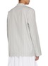 Back View - Click To Enlarge - NOTHING WRITTEN - Mago Striped Cotton Shirt
