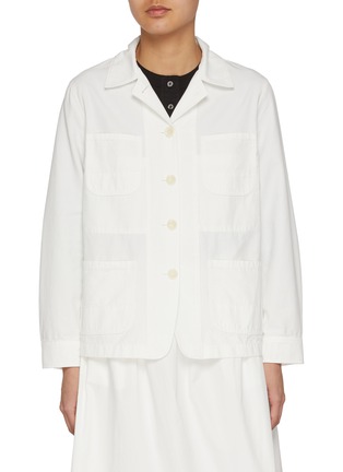 Main View - Click To Enlarge - NOTHING WRITTEN - Boy Cotton Work Jacket