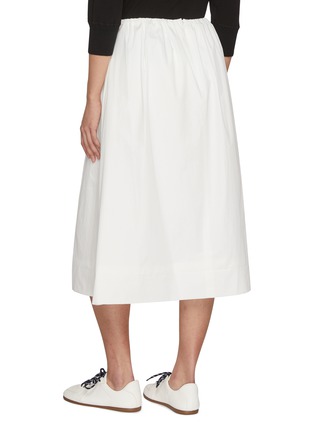 Back View - Click To Enlarge - NOTHING WRITTEN - Toi A-line Cotton Midi Skirt