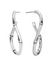 Main View - Click To Enlarge - JOHN HARDY - Bamboo Sterling Silver Twisted Hoop Earrings