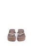 Front View - Click To Enlarge - UZURII - 'Classic High Heel' crystal wedge thong sandals