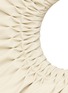 Detail View - Click To Enlarge - MOROSO - Smock Swivel Leather Armshair — Bone White