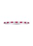 Main View - Click To Enlarge - LC COLLECTION JEWELLERY - Diamond Ruby 18K White Gold Bangle