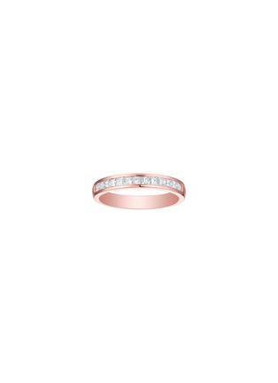 Main View - Click To Enlarge - LC COLLECTION JEWELLERY - Diamond 14K Rose Gold Ring — US 7