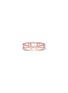 Main View - Click To Enlarge - LC COLLECTION JEWELLERY - Diamond 18K Rose Gold Ring — US 7