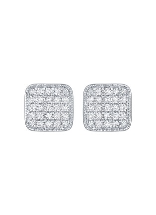 Main View - Click To Enlarge - LC COLLECTION JEWELLERY - Diamond 18K White Gold Earrings