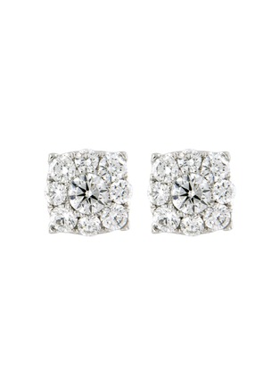 Main View - Click To Enlarge - LC COLLECTION JEWELLERY - Diamond 18K White Gold Earrings