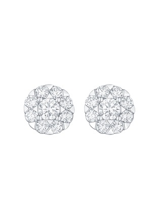 Main View - Click To Enlarge - LC COLLECTION JEWELLERY - Diamond 18K White Gold Earrings
