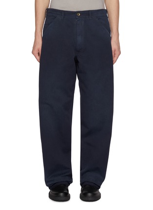 Main View - Click To Enlarge - MAISON MARGIELA - Herringbone Straight Leg Cargo Pants