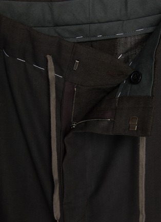  - MAISON MARGIELA - Straight Leg Light Fresco Wool Drawstring Waist Pants