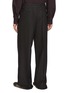 Back View - Click To Enlarge - MAISON MARGIELA - Straight Leg Light Fresco Wool Drawstring Waist Pants