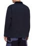 Back View - Click To Enlarge - MAISON MARGIELA - Corduroy Collar Herringbone Cotton Sports Jacket