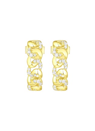 Main View - Click To Enlarge - LC COLLECTION JEWELLERY - Diamond 18K Gold Earrings