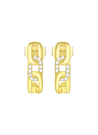 Main View - Click To Enlarge - LC COLLECTION JEWELLERY - Diamond 18K Gold Earrings