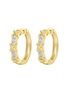 Main View - Click To Enlarge - LC COLLECTION JEWELLERY - Diamond 18K Gold Earrings
