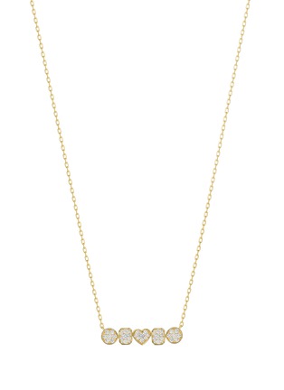 Main View - Click To Enlarge - LC COLLECTION JEWELLERY - Diamond 18K Gold Necklace