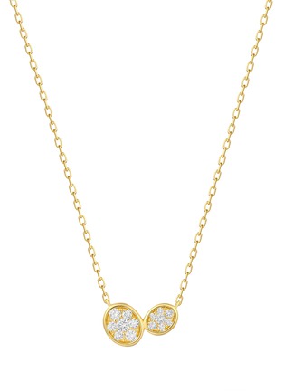 Main View - Click To Enlarge - LC COLLECTION JEWELLERY - Diamond 18K Gold Necklace