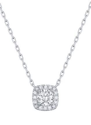 Main View - Click To Enlarge - LC COLLECTION JEWELLERY - Diamond 18K White Gold Necklace