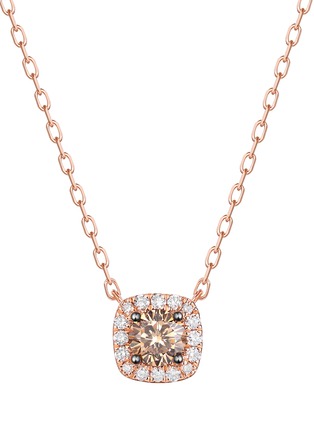 Main View - Click To Enlarge - LC COLLECTION JEWELLERY - Diamond 18K Rose Gold Necklace