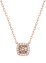 Main View - Click To Enlarge - LC COLLECTION JEWELLERY - Diamond 18K Rose Gold Necklace