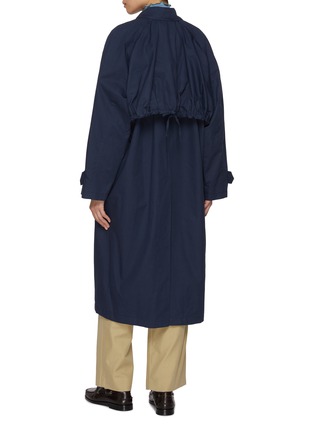 Back View - Click To Enlarge - SIENNE - Row Cape Back Cotton Trench Coat