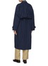 Back View - Click To Enlarge - SIENNE - Row Cape Back Cotton Trench Coat