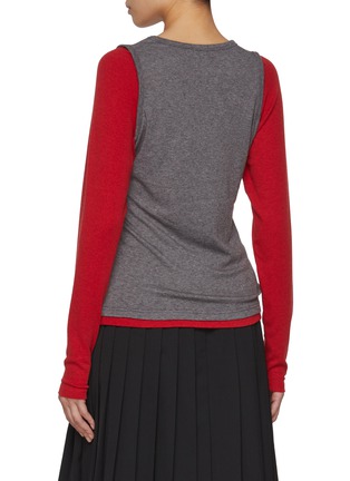 Back View - Click To Enlarge - SIENNE - Layered Sleeve Top