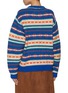 Back View - Click To Enlarge - SIENNE - Grandpa Jacquard Knit Sweater
