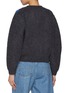 Back View - Click To Enlarge - SIENNE - Heart Argyle Knit Sweater